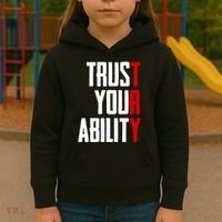 Trust Your Ability Try Kids Hoodie thumb 3