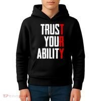Trust Your Ability Try Kids Hoodie thumb 4