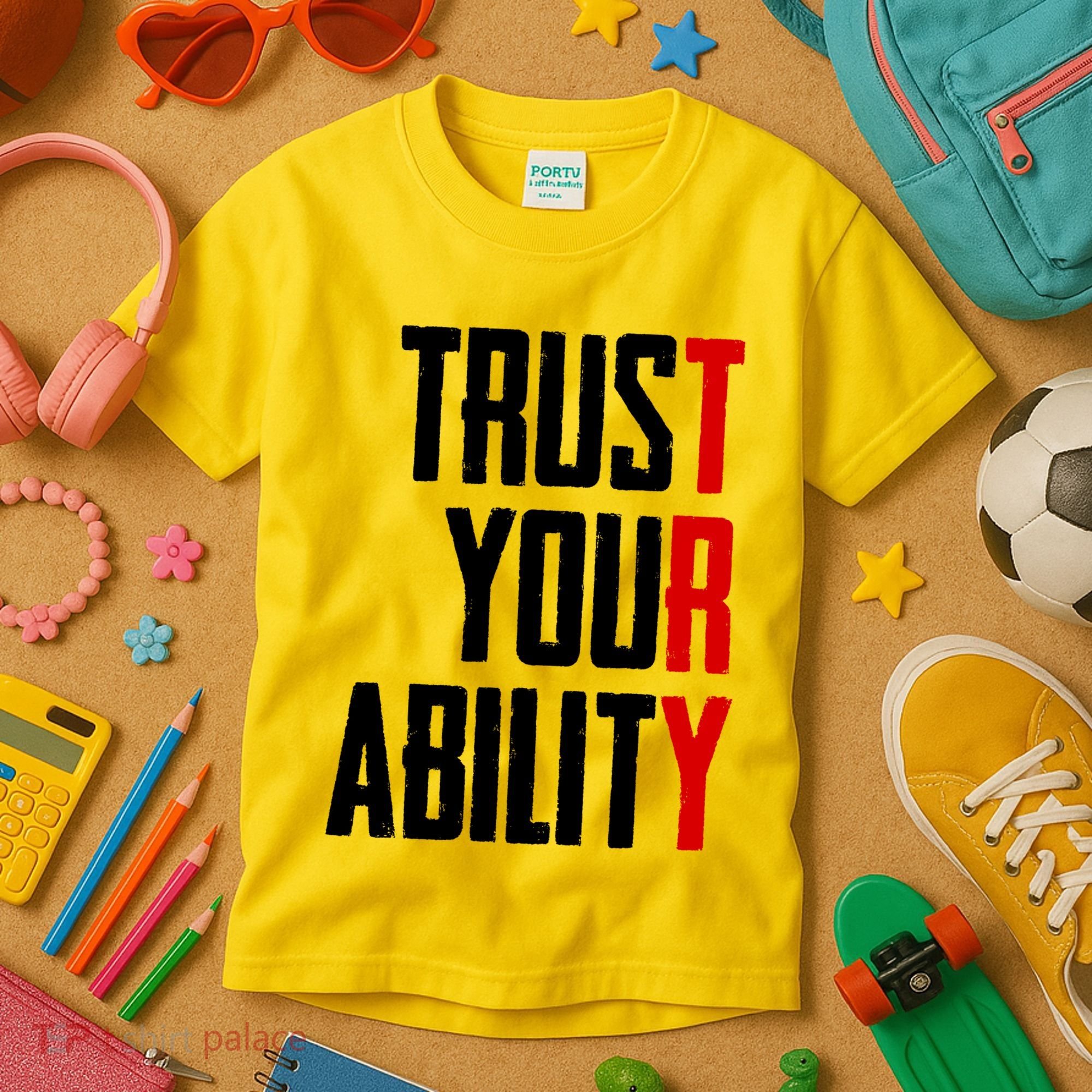 Trust Your Ability Try Kids T-Shirt