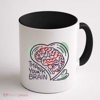 Thank Your Brain Mental Health Coffee Mug thumb 1