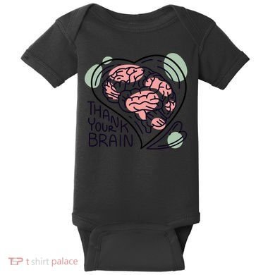 Thank Your Brain Mental Health Baby Bodysuit