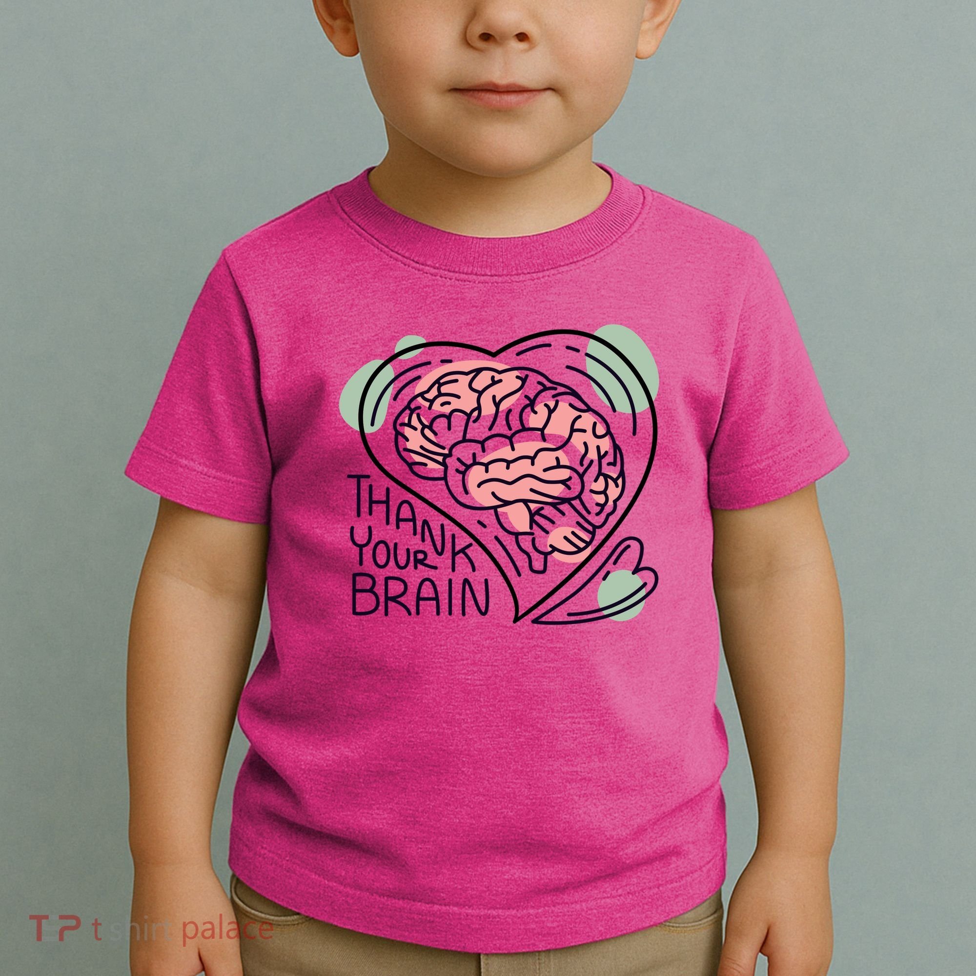 Thank Your Brain Mental Health Toddler T-Shirt