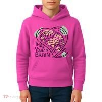 Thank Your Brain Mental Health Kids Hoodie thumb 4