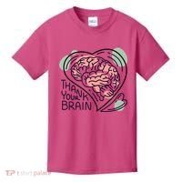 Thank Your Brain Mental Health Kids T-Shirt thumb 0