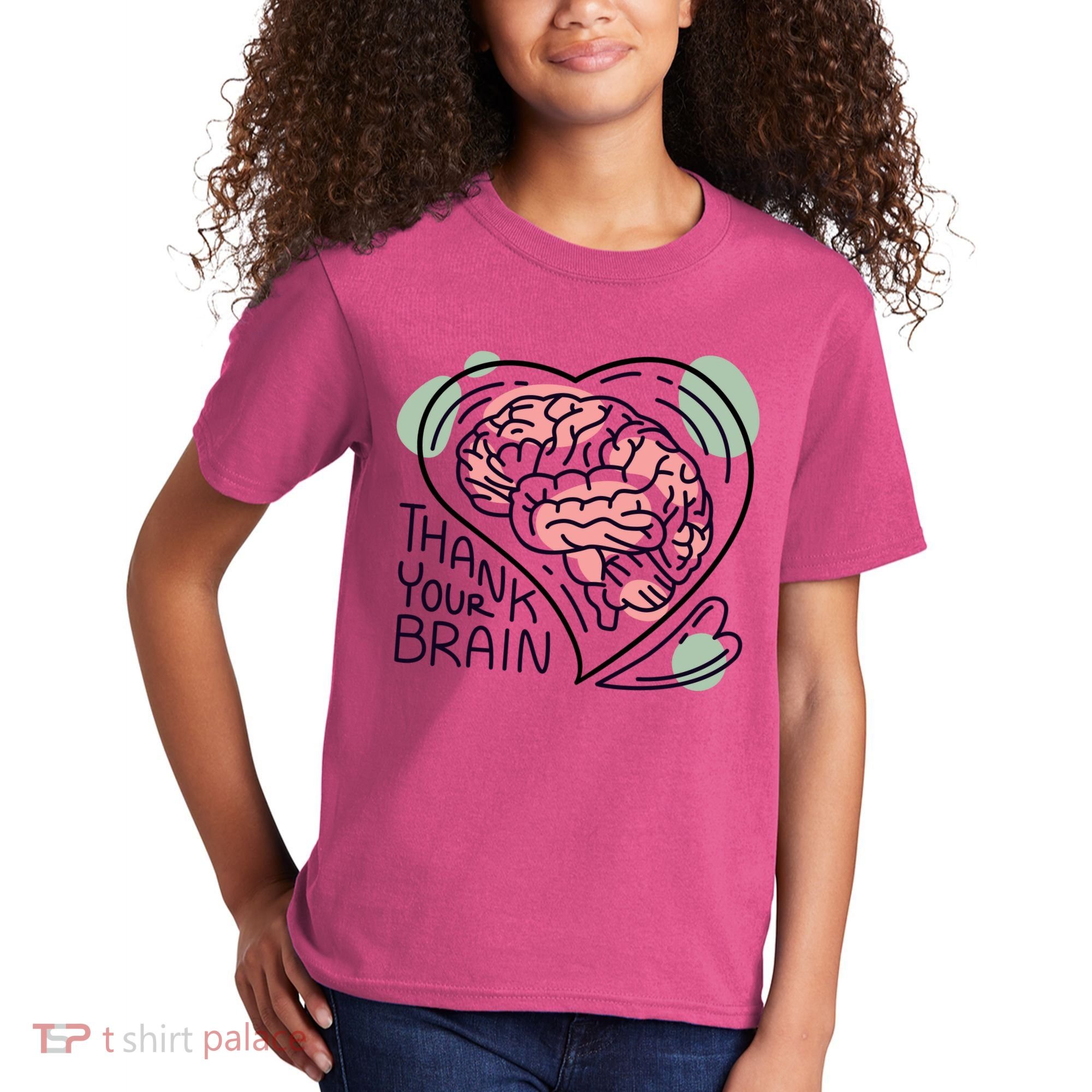 Thank Your Brain Mental Health Kids T-Shirt