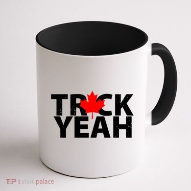 Truck Yeah Candian Coffee Mug back