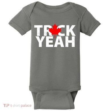 Truck Yeah Candian Baby Bodysuit