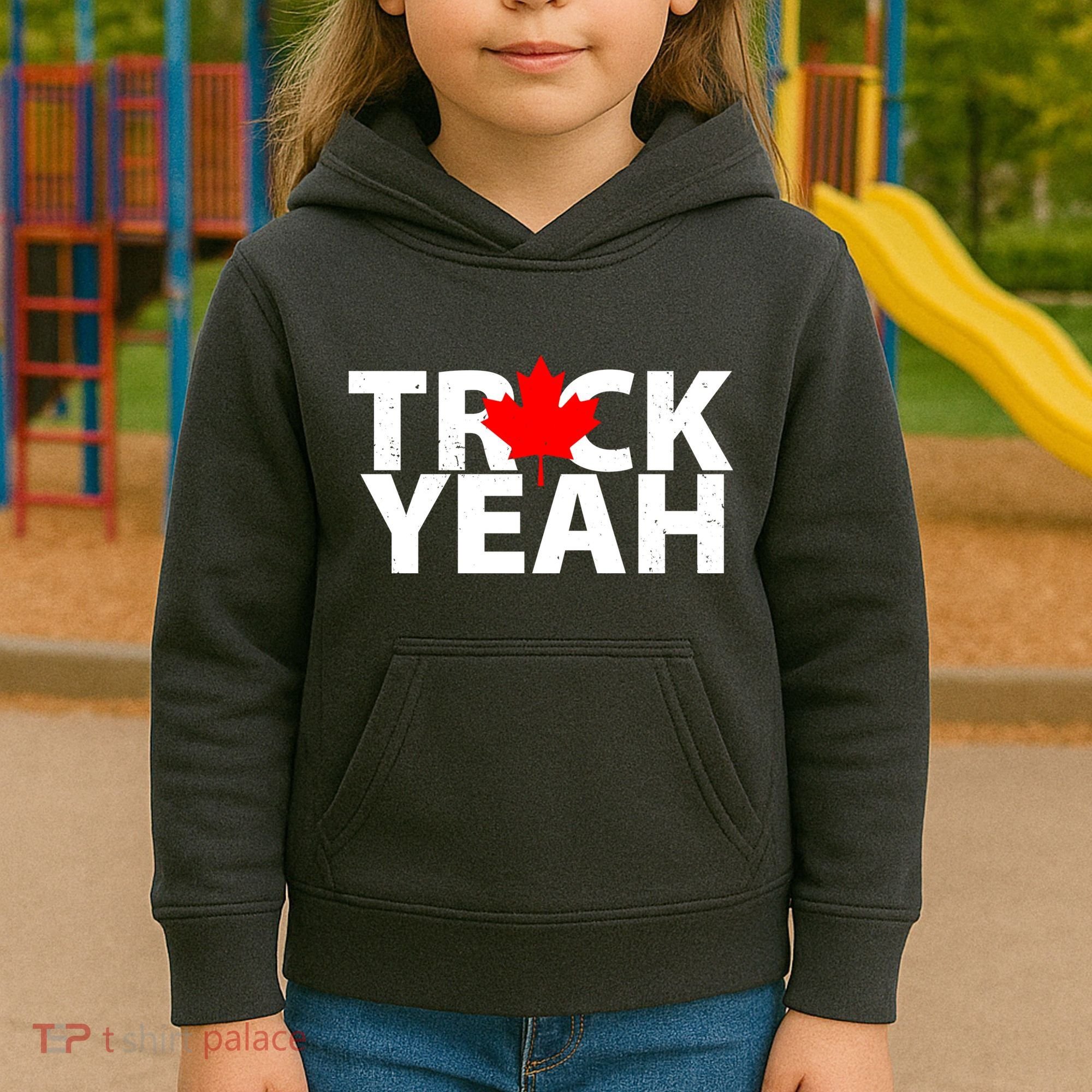 Truck Yeah Candian Kids Hoodie