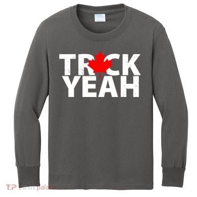 Truck Yeah Candian Kids Long Sleeve Shirt