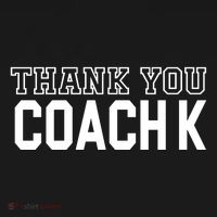 Thank You Coach K Basketball Backpack thumb 2