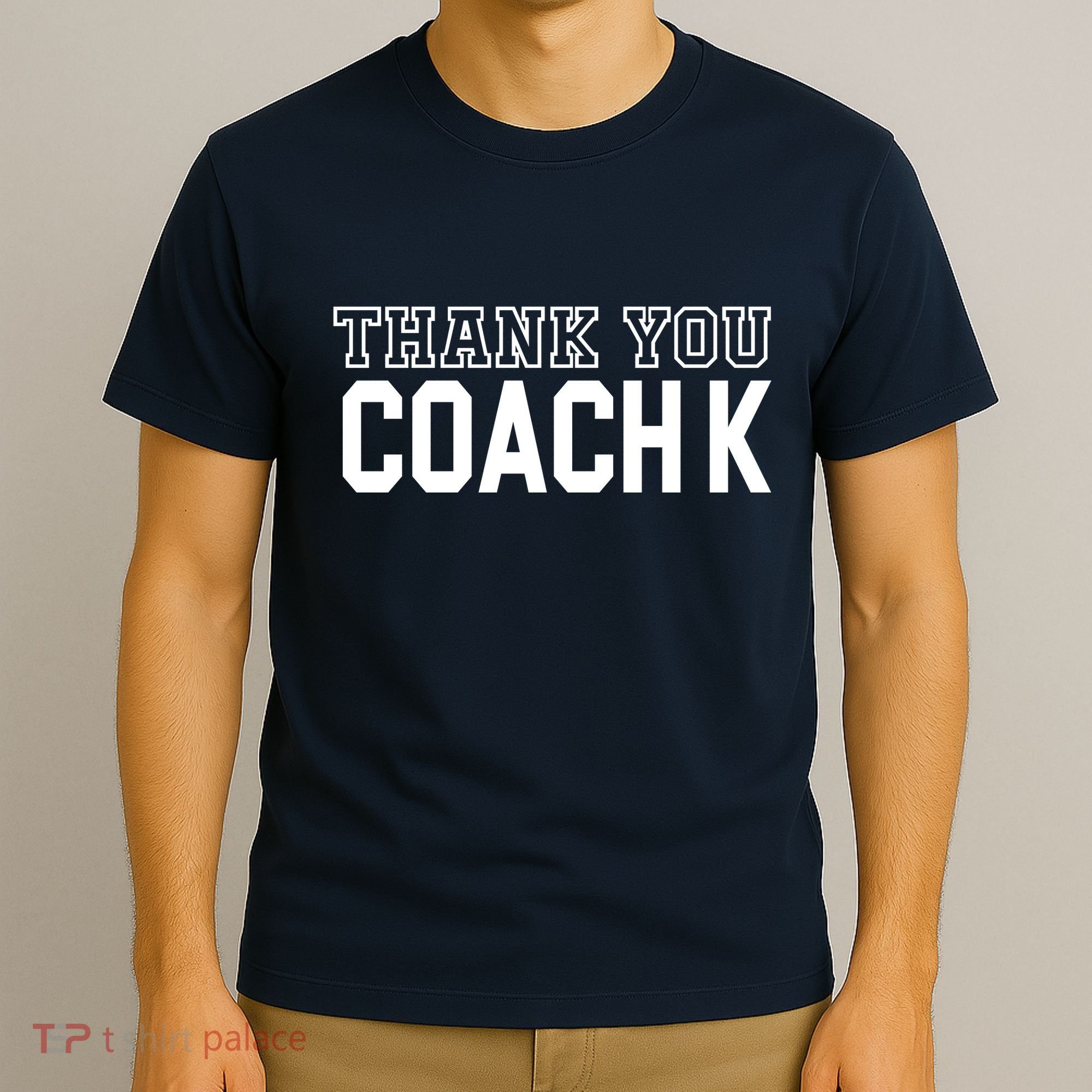 Thank You Coach K Basketball T-Shirt
