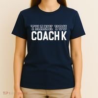 Thank You Coach K Basketball T-Shirt thumb 4