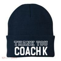 Thank You Coach K Basketball Beanie thumb 0