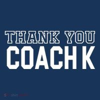 Thank You Coach K Basketball Mousepad thumb 1