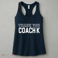 Thank You Coach K Basketball Women's Tank Top thumb 3