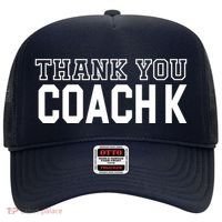 Thank You Coach K Basketball Hat thumb 0
