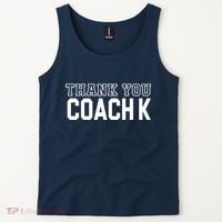 Thank You Coach K Basketball Tank Top thumb 2