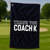 Thank You Coach K Basketball Golf Towel thumb 1
