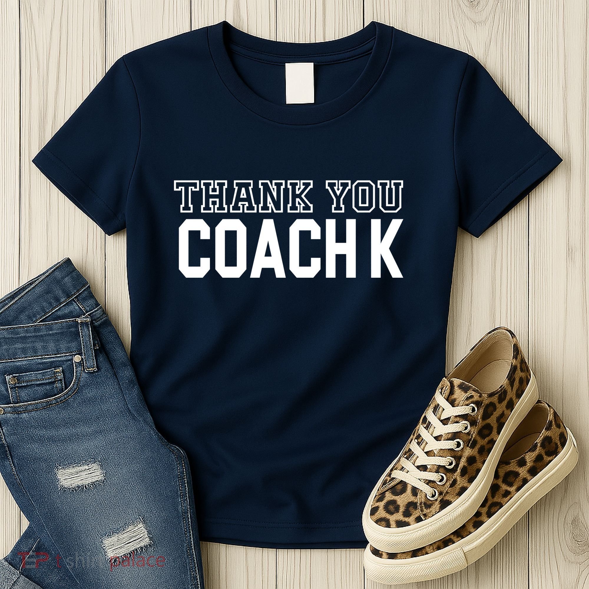 Thank You Coach K Basketball Women's T-Shirt
