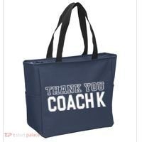Thank You Coach K Basketball Tote Bag thumb 2