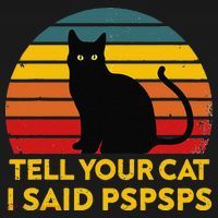 Tell Your Cat I Said Pspsps Funny Saying Cat Lovers Women's Hoodie thumb 2