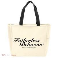 Fatherless Behavior Except My Dad Loves Me Tote Bag thumb 0