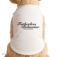 Fatherless Behavior Except My Dad Loves Me Doggie Tank thumb 0