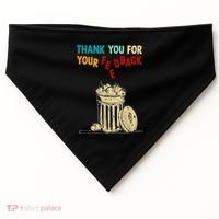 Thank You For Your Feedback Raglan Baseball USA-Made Doggie Bandana thumb 0