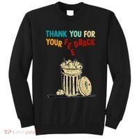Thank You For Your Feedback Raglan Baseball Sweatshirt thumb 0