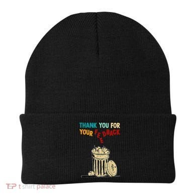 Thank You For Your Feedback Raglan Baseball Beanie