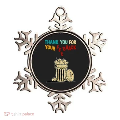 Thank You For Your Feedback Raglan Baseball Ornament