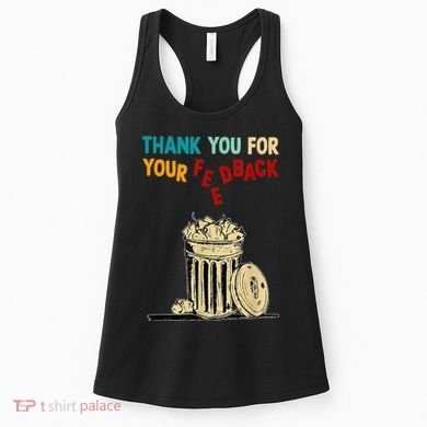 Thank You For Your Feedback Raglan Baseball Women's Tank Top