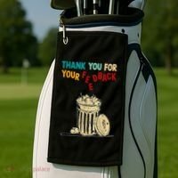Thank You For Your Feedback Raglan Baseball Golf Towel thumb 2