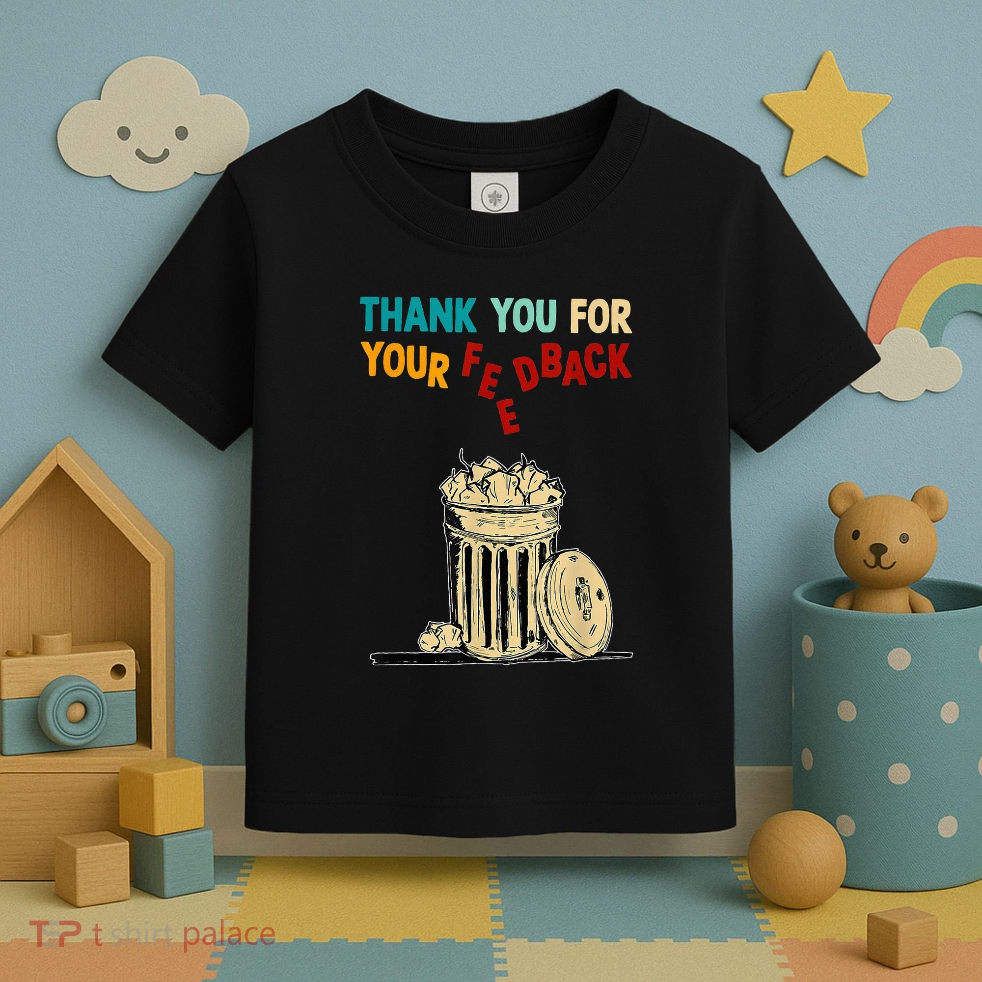 Thank You For Your Feedback Raglan Baseball Toddler T-Shirt