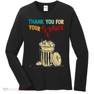 Thank You For Your Feedback Raglan Baseball Women's Long Sleeve Shirt