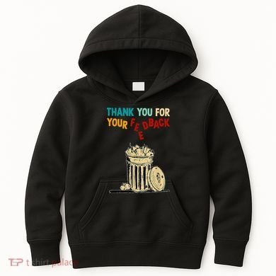 Thank You For Your Feedback Raglan Baseball Kids Hoodie