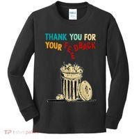 Thank You For Your Feedback Raglan Baseball Kids Long Sleeve Shirt thumb 0
