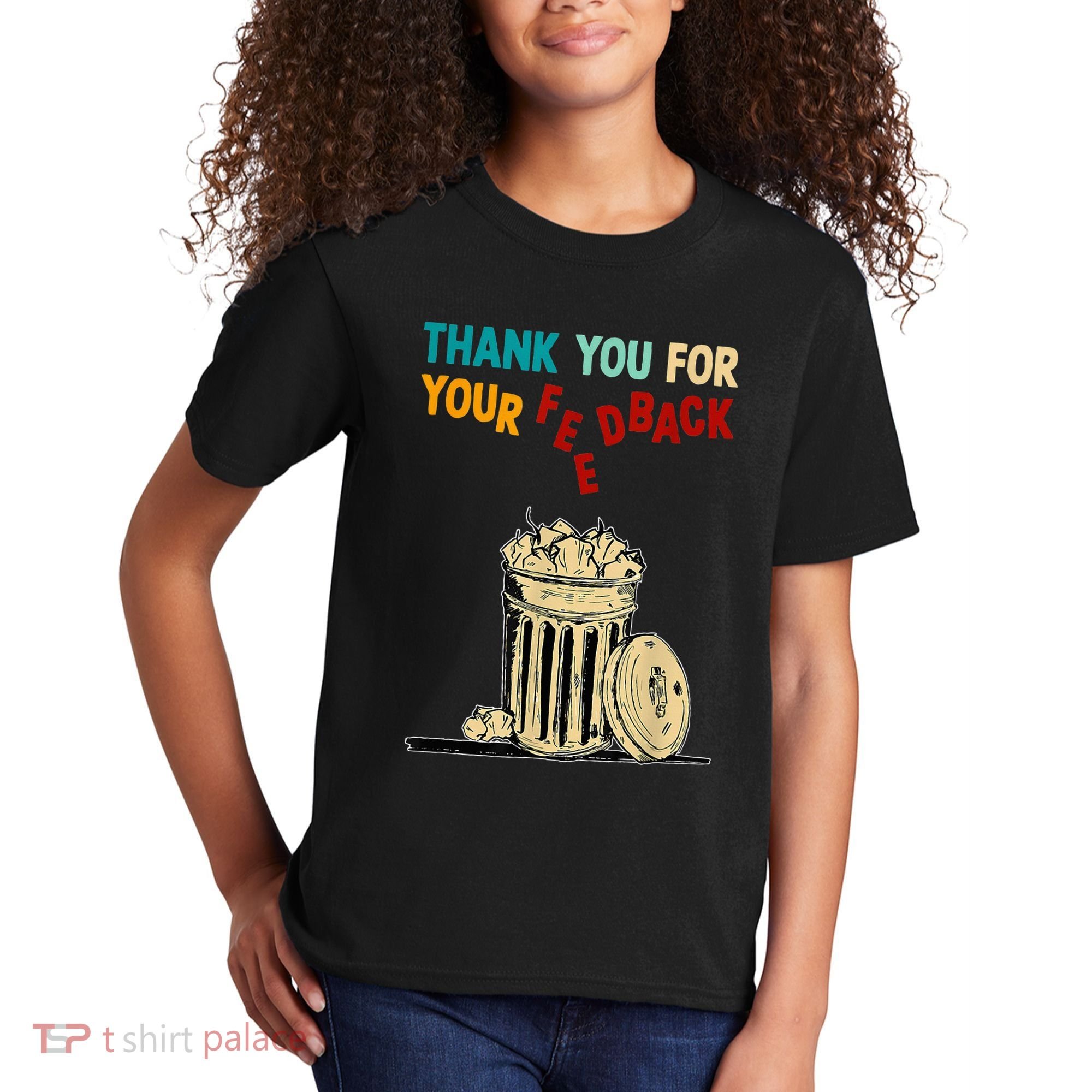 Thank You For Your Feedback Raglan Baseball Kids T-Shirt