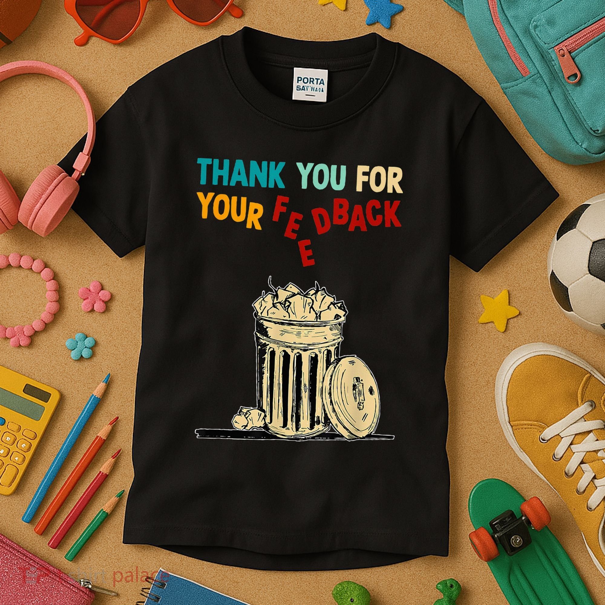 Thank You For Your Feedback Raglan Baseball Kids T-Shirt