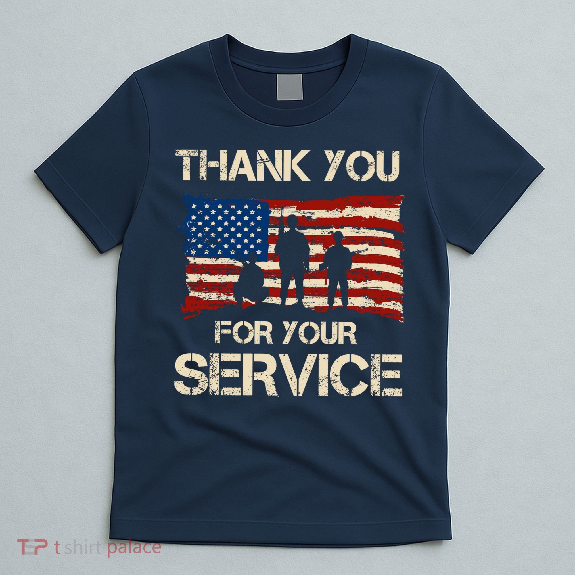 Thank You For Your Service Veterans Day Vintage USA T-Shirt