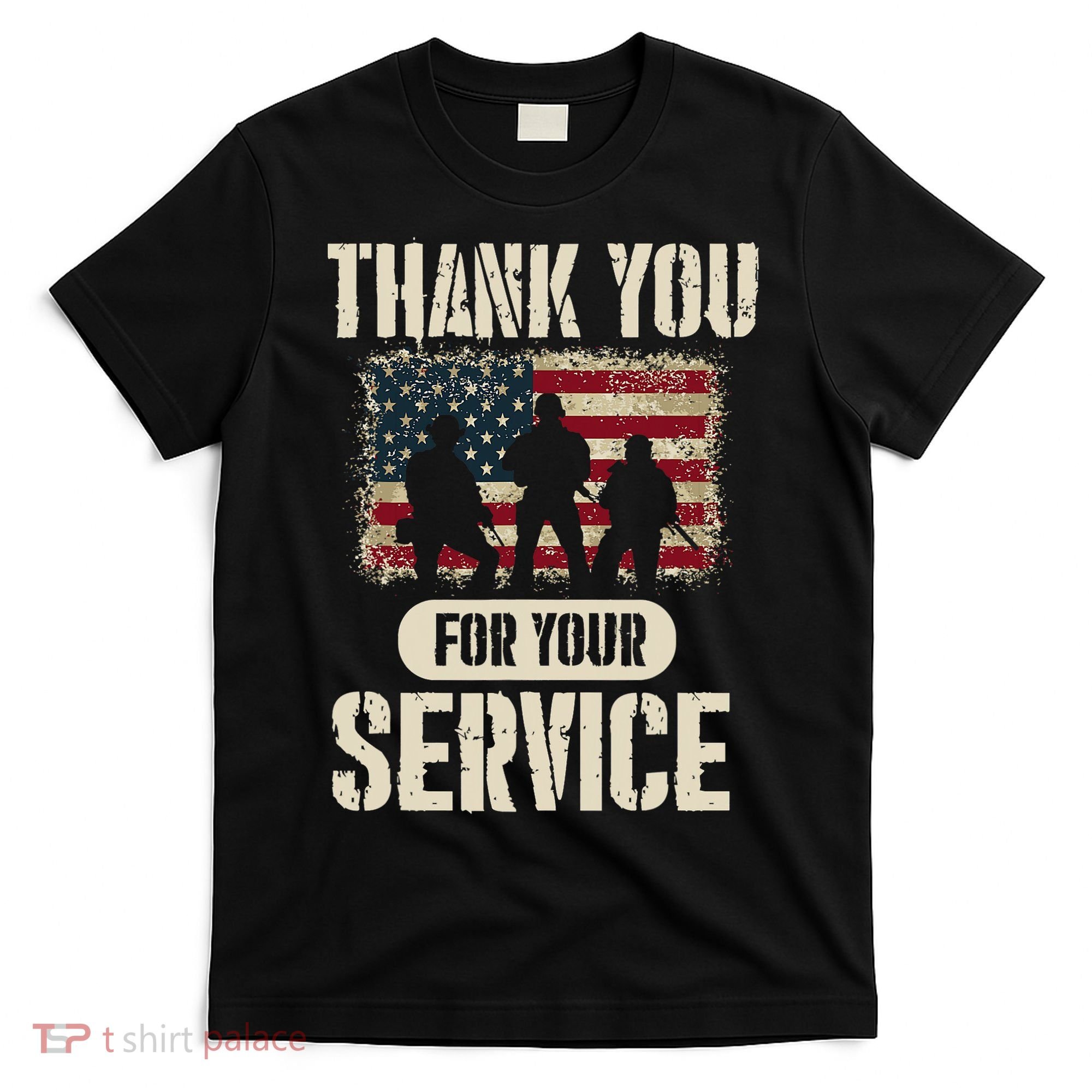 Thank You For Your Service Shirt, Patriotic Veterans Day T-Shirt