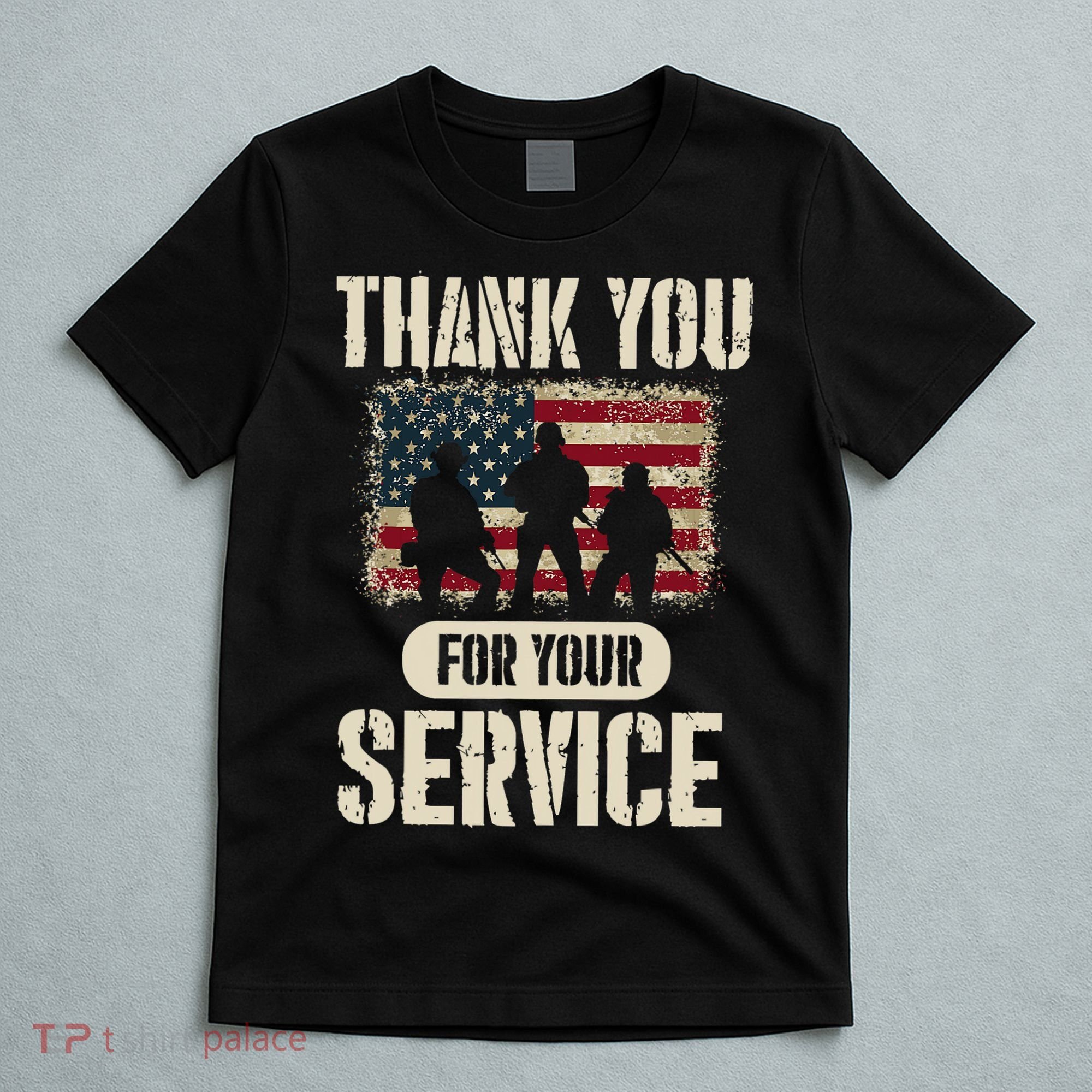 Thank You For Your Service Shirt, Patriotic Veterans Day T-Shirt