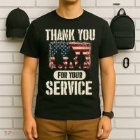Thank You For Your Service Shirt, Patriotic Veterans Day T-Shirt thumb 6