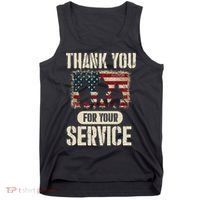 Thank You For Your Service Shirt, Patriotic Veterans Day Tank Top thumb 0