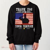 Thank you for your services Patriotic - veterans day Women's Sweatshirt thumb 0