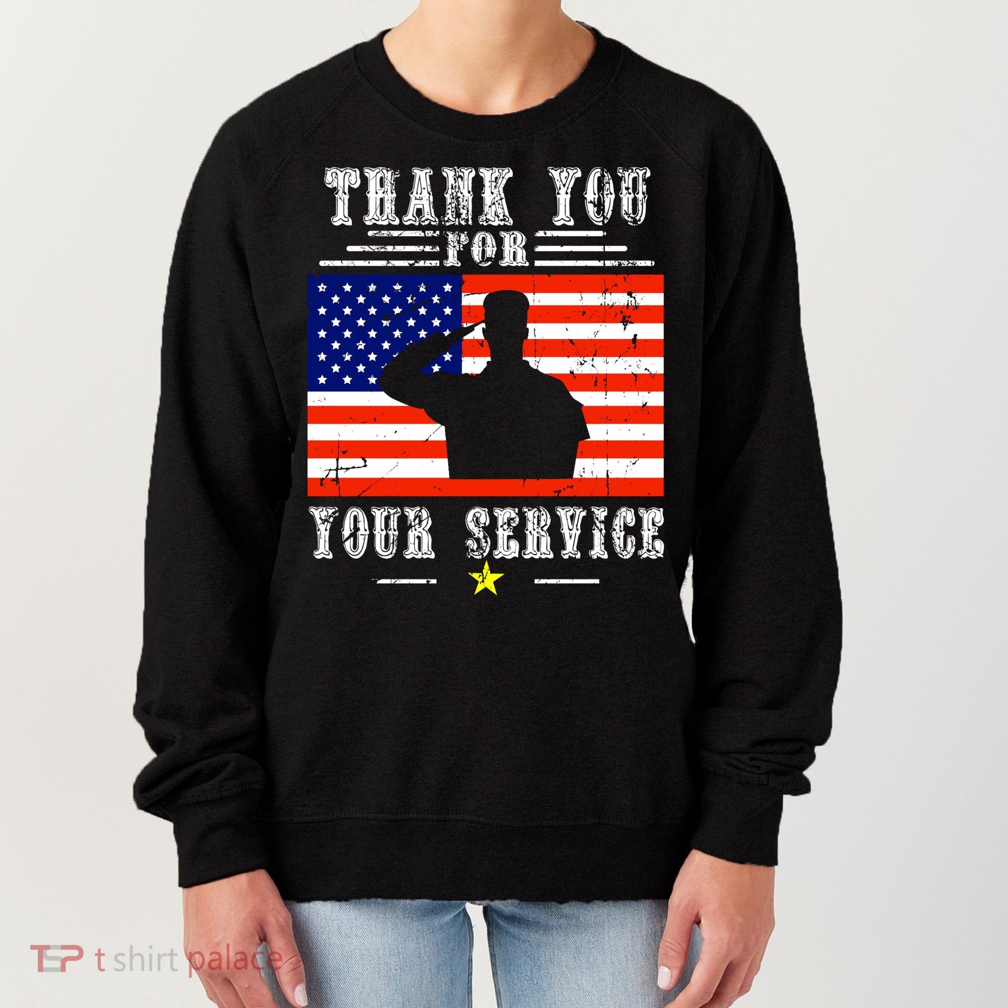 Thank you for your services Patriotic - veterans day Women's Sweatshirt