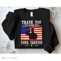 Thank you for your services Patriotic - veterans day Sweatshirt thumb 2