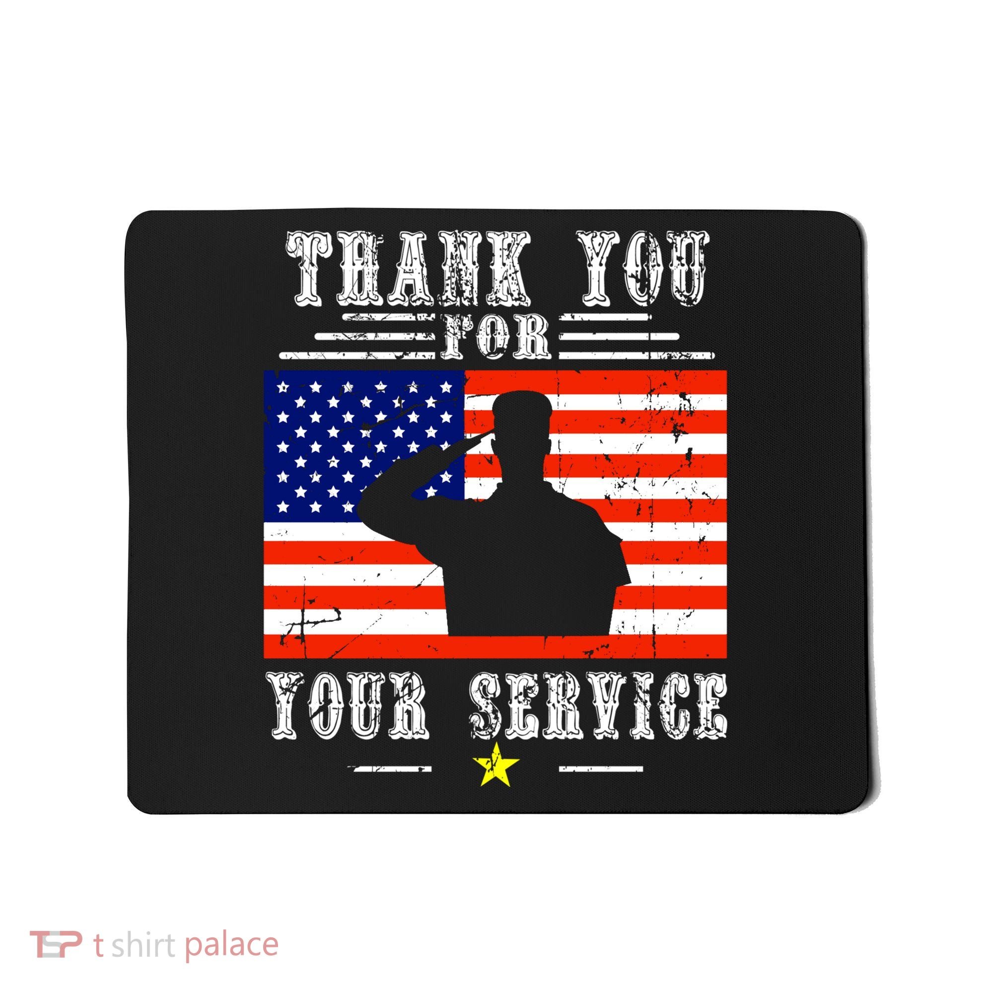 Thank you for your services Patriotic - veterans day Mousepad