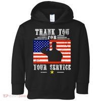 Thank you for your services Patriotic - veterans day Toddler Hoodie thumb 0