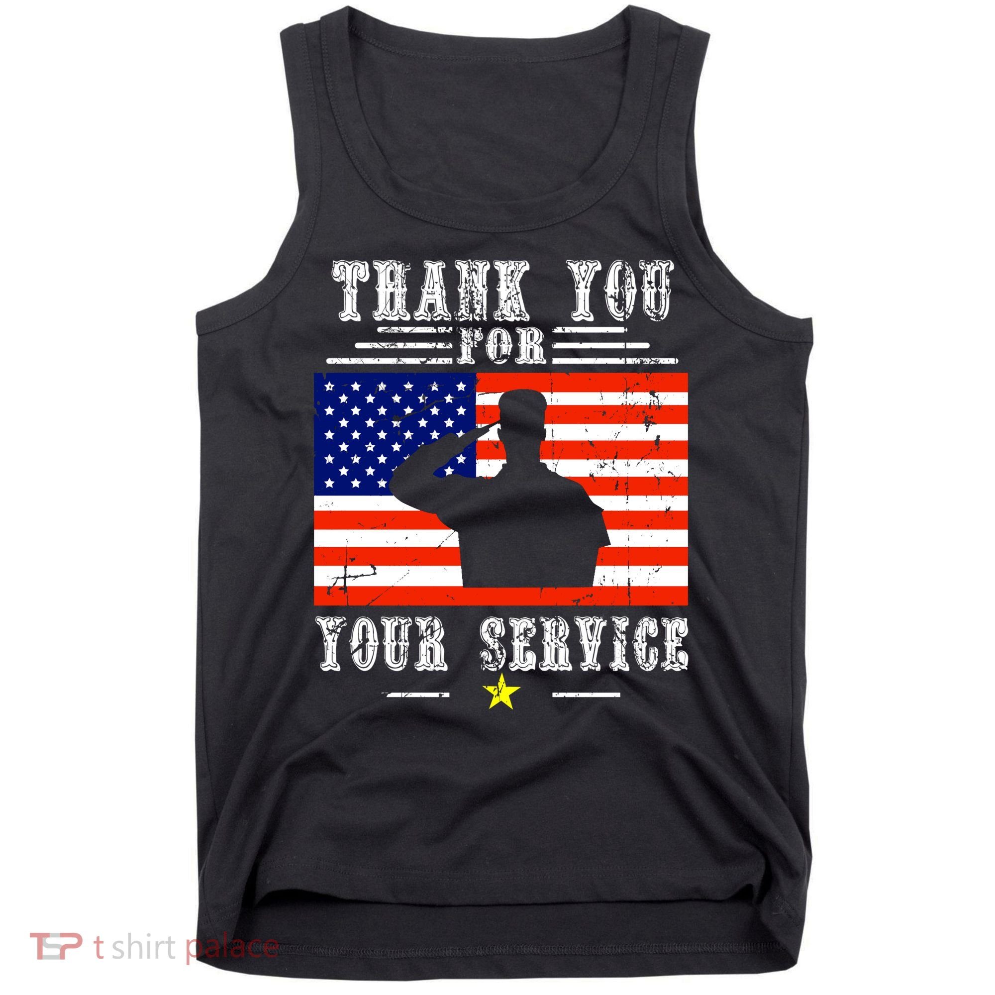 Thank you for your services Patriotic - veterans day Tank Top